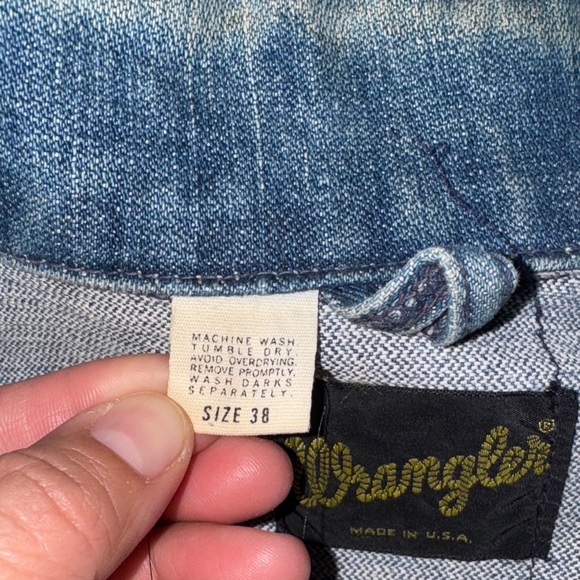 Vintage Wrangler Light Blue Denim Jacket - Picture 9 of 9
